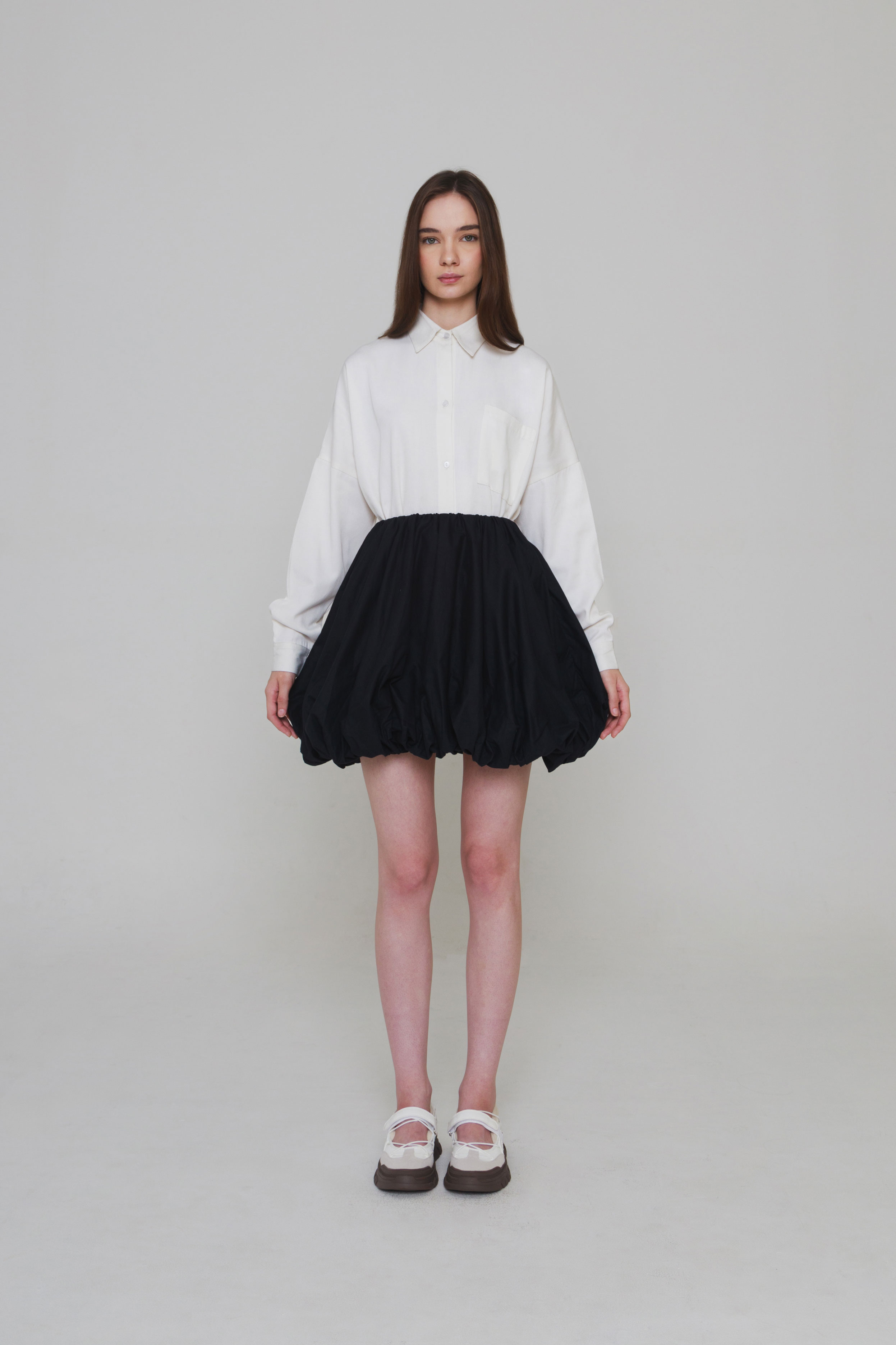 Nana Balloon Skirt In Black | Morningsol