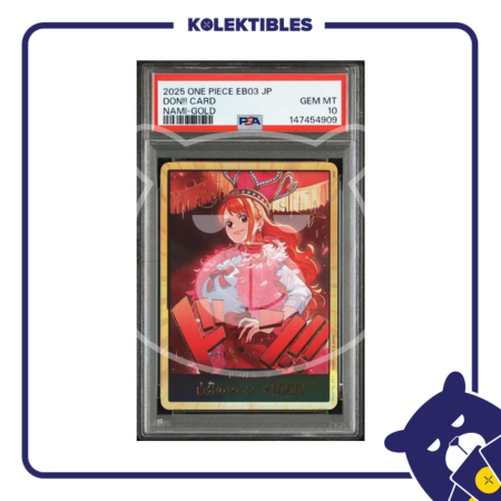 ワンピース カードゲーム ONE PIECE EB03 JP DON!! NAMI-GOLD PSA10 Nami Don!! Card Gold - One Piece EB03 2025 Japan - PSA 10