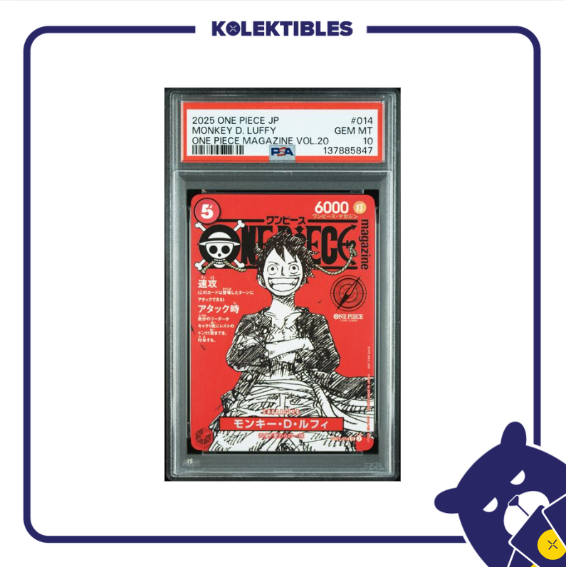 Monkey D. Luffy 014 SR – One Piece Magazine Vol. 20 2025 Japan