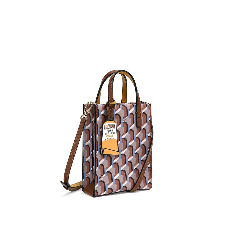 [ROSA K] Cavas Monogram Tote In CAMEL XS