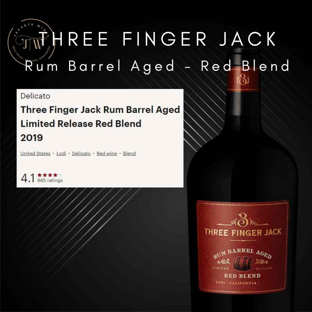 2020 Three Finger Jack Rum Barrel Aged Red Blend