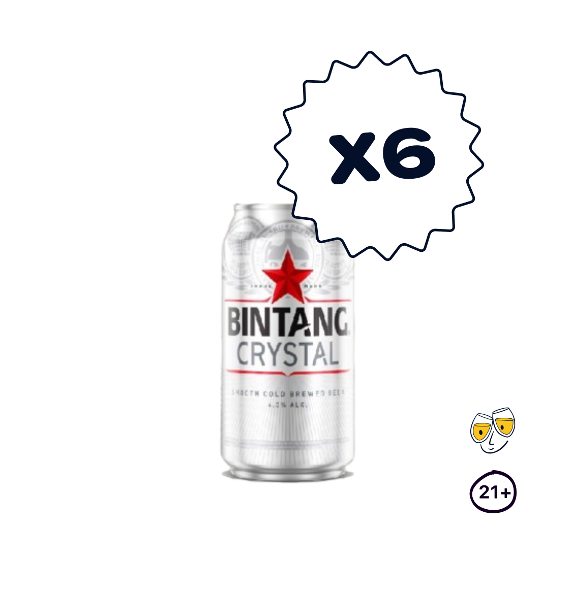 Bintang Crystal 6 Kaleng | Haloka