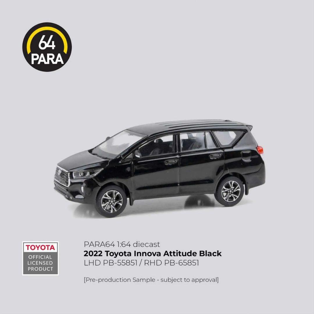 Toy Innova PARA64 2022 Toyota Innova Attitude Black PB-65851 1/64 Diecast ...