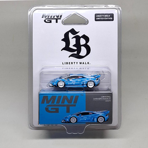 Mini GT Blister Lamborghini Huracan GT LBWK Gravity Japan Card 1055 1/ ...