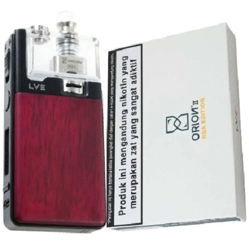 Black Rba Orion II Mod RBA Edition - Black Purpleheart |Toko Vape Malang | VSS ...