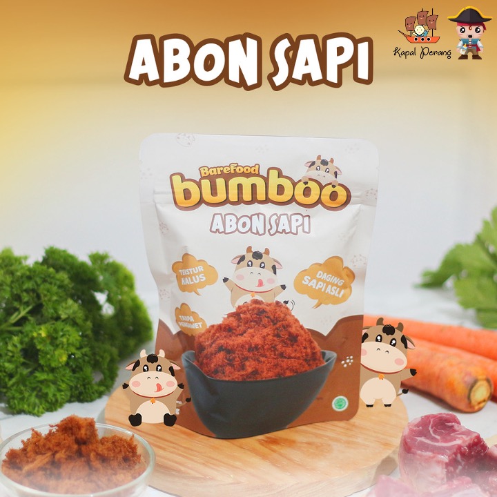 Bumbo Sapi Barefood Bumboo Abon Sapi 100 gram | Raja niaga nusantara